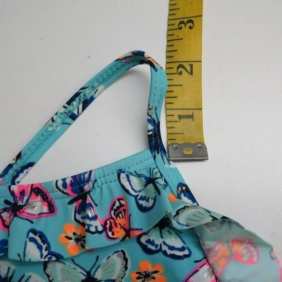 KENSIE GIRL Colorful Butterfly ONE PIECE SWIMSUIT SIZE 4 - Picture 7 of 10